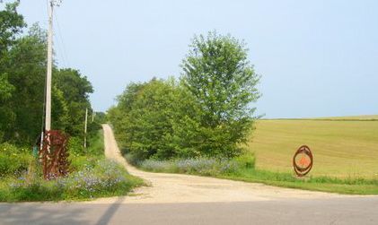 This is a picture of the Center's access road.